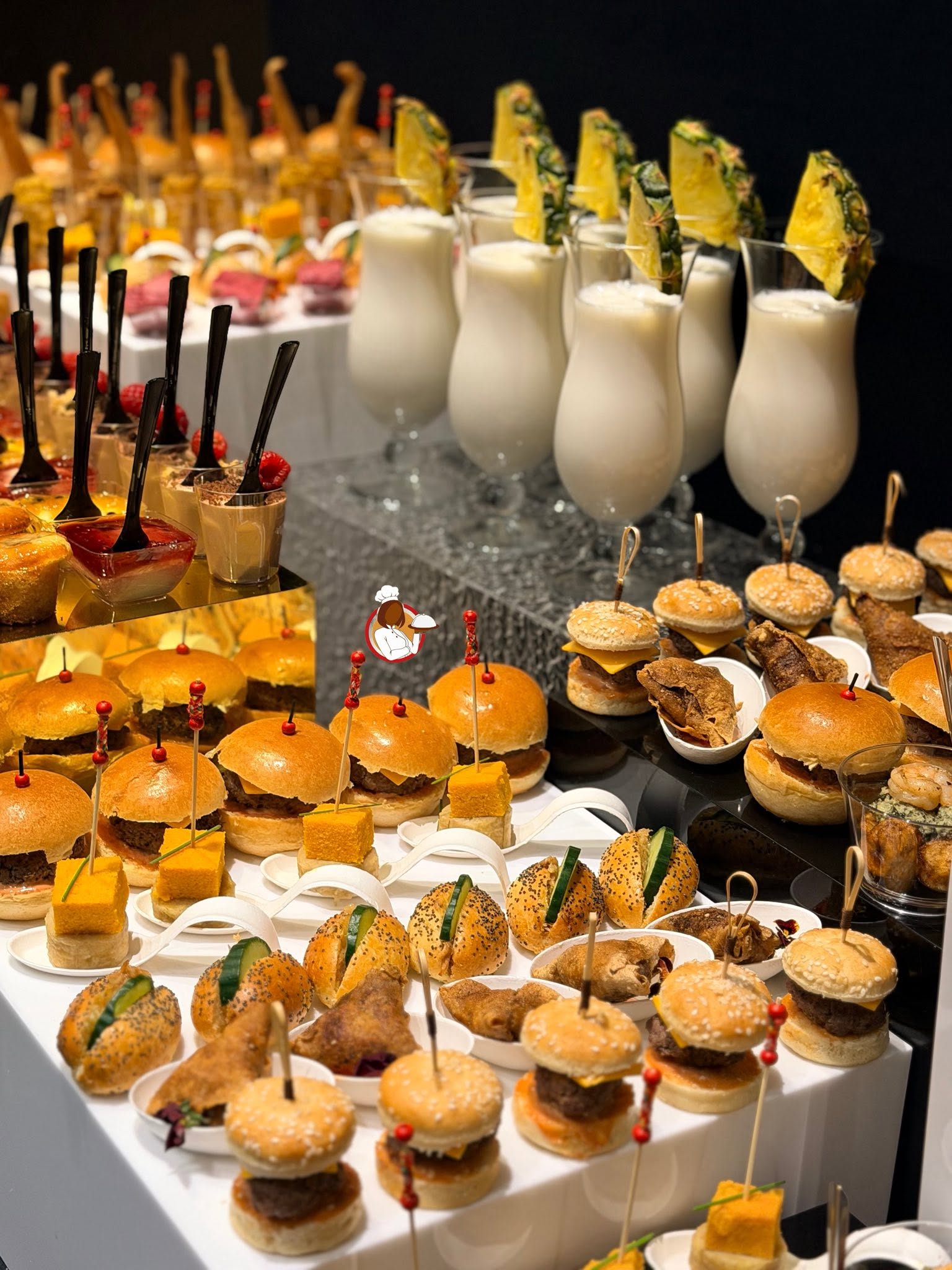 Cocktail gourmand et boissons dressés par Tata Pao